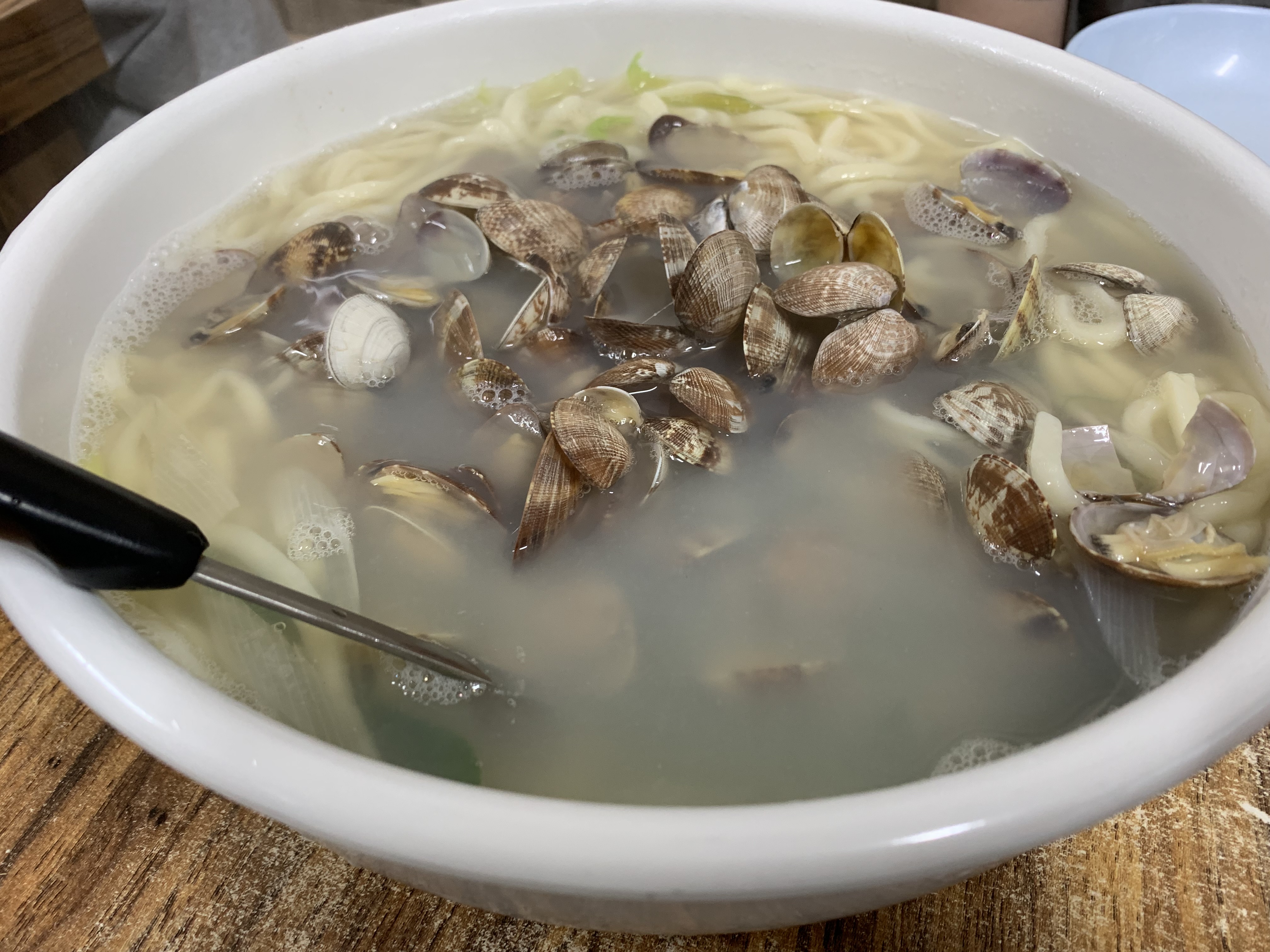 즉석바지락손칼국수