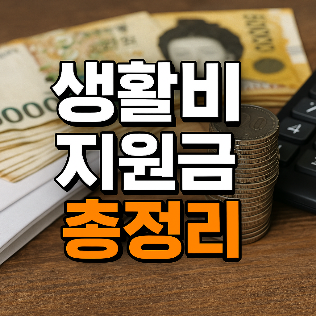생활비 지원금 총정리