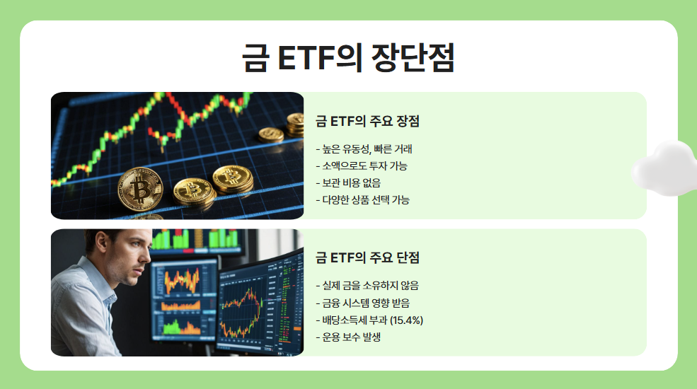 금 ETF의 장점과 단점