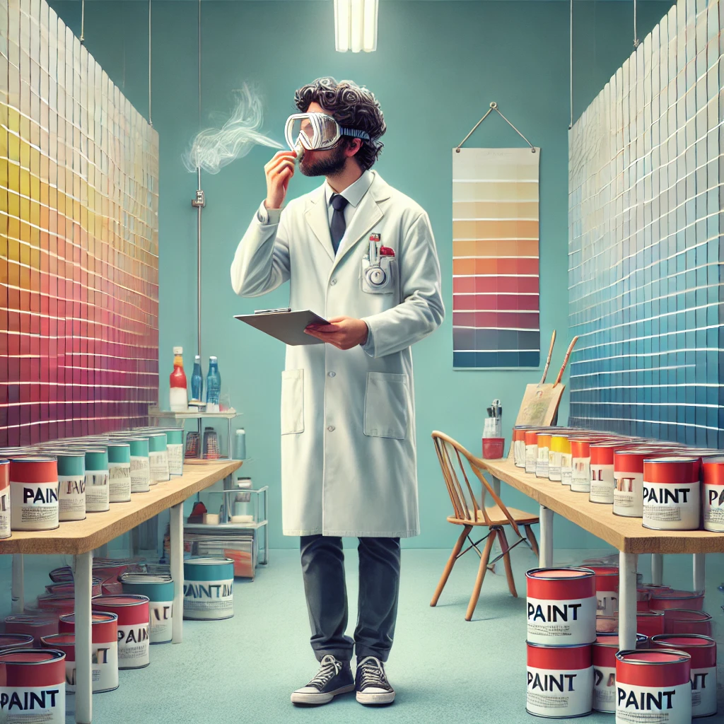 페인트 냄새 감별사: 냄새로 품질을 평가하는 후각의 전문가