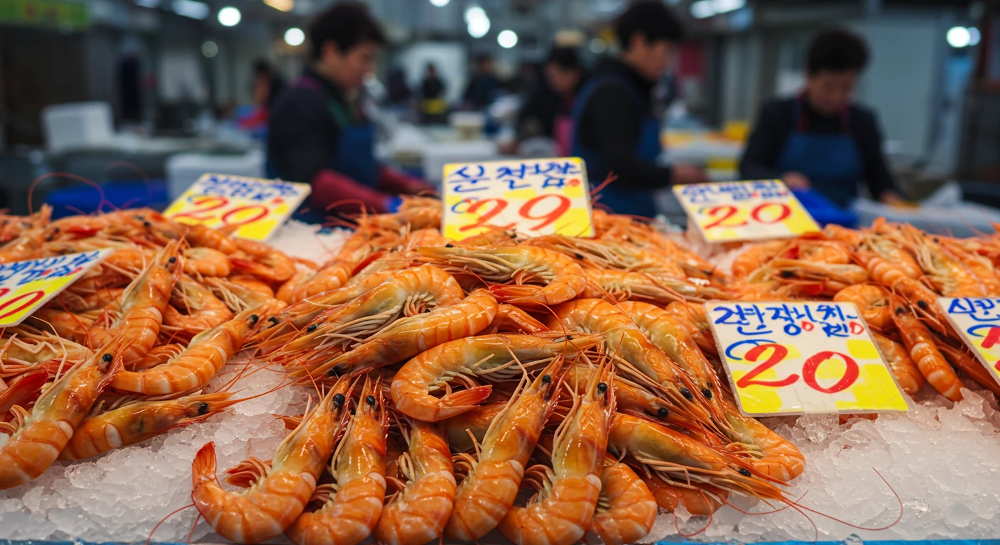 달마새우 회 여수 달마새우 생물