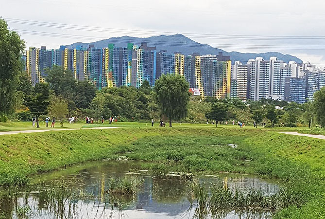대구 화원진천천파크골프장 (진천파크골프장, 진천천파크골프장, 화원파크골프장) 대구 달성군 하원읍 구라리 1400번지 (구라교 하류)