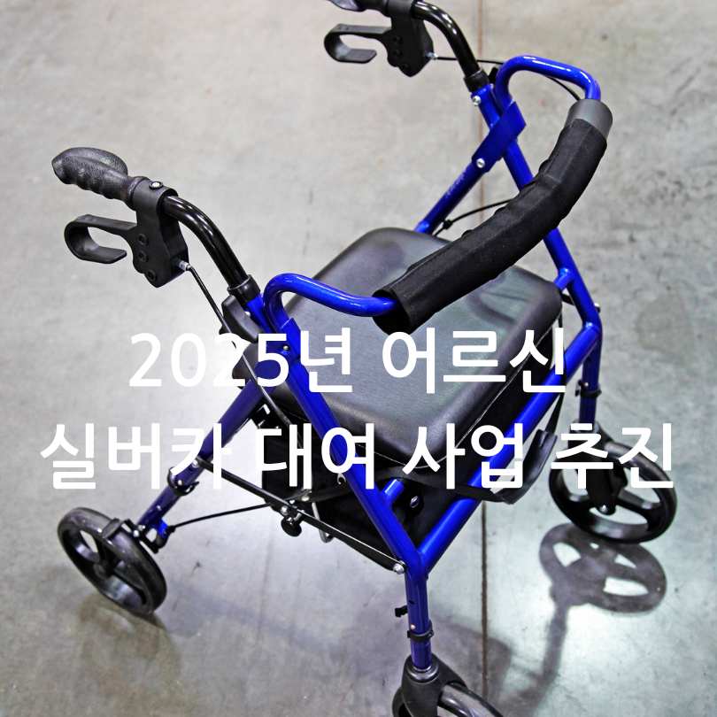 2025년 어르신 실버카 대여 시범사업