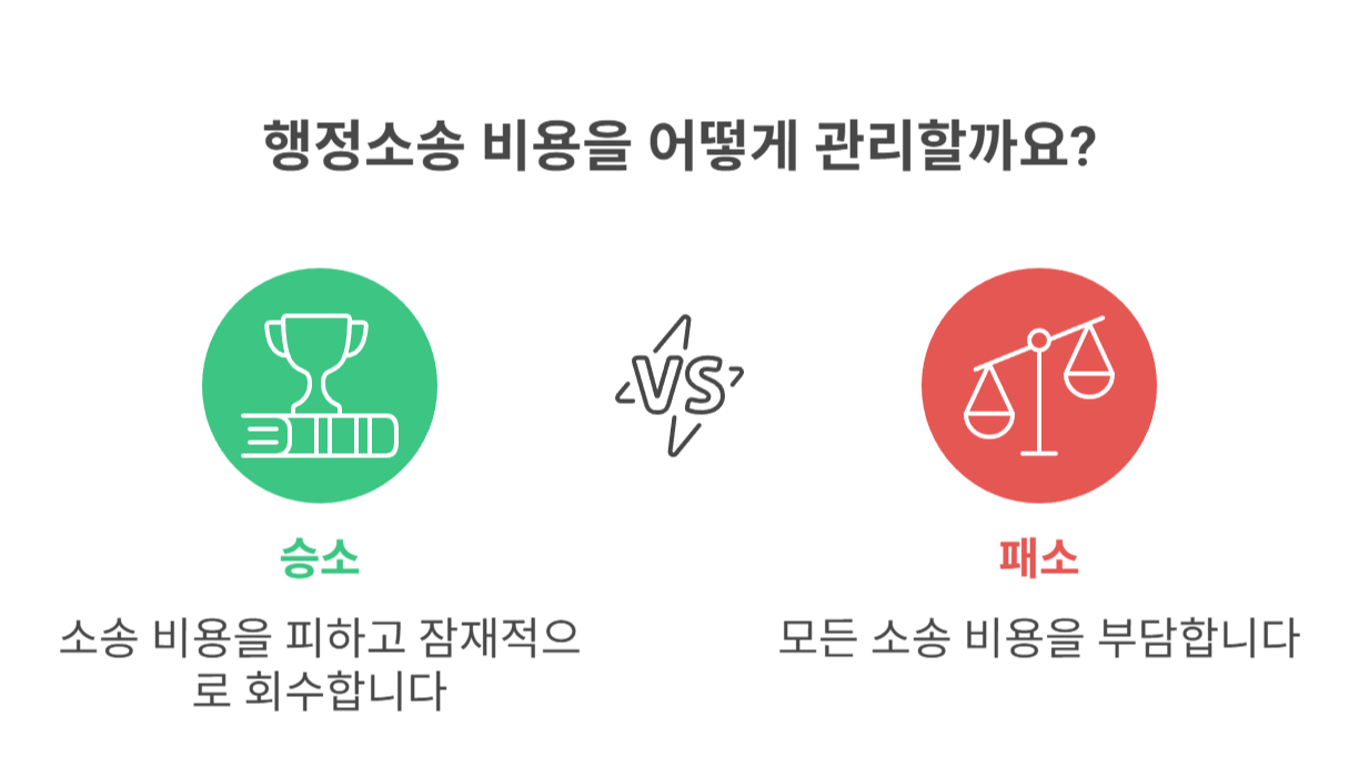 행정소송의 비용부담 기본 원칙은?