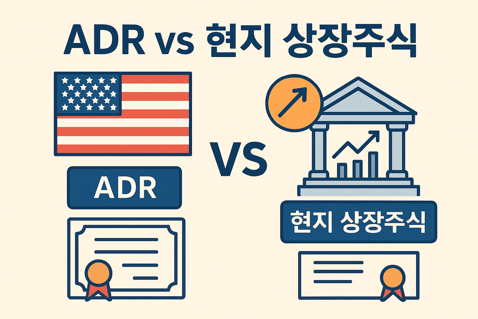 ADR 현지 상장주식 관련 이미지
