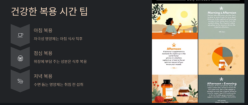 건강한 복용 시간 팁