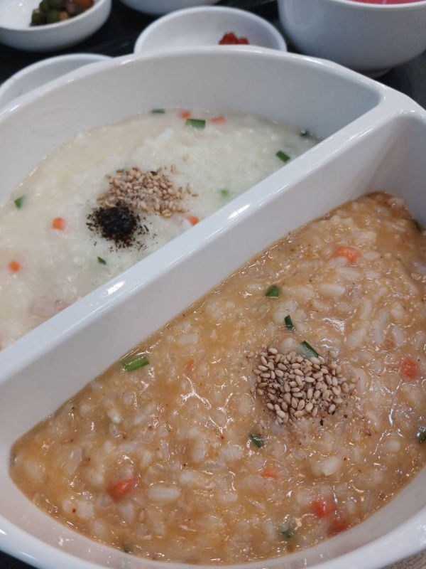 본죽 반반죽 비주얼