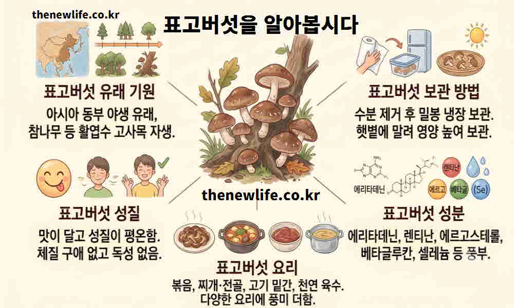 표고버섯 효능 기본정보