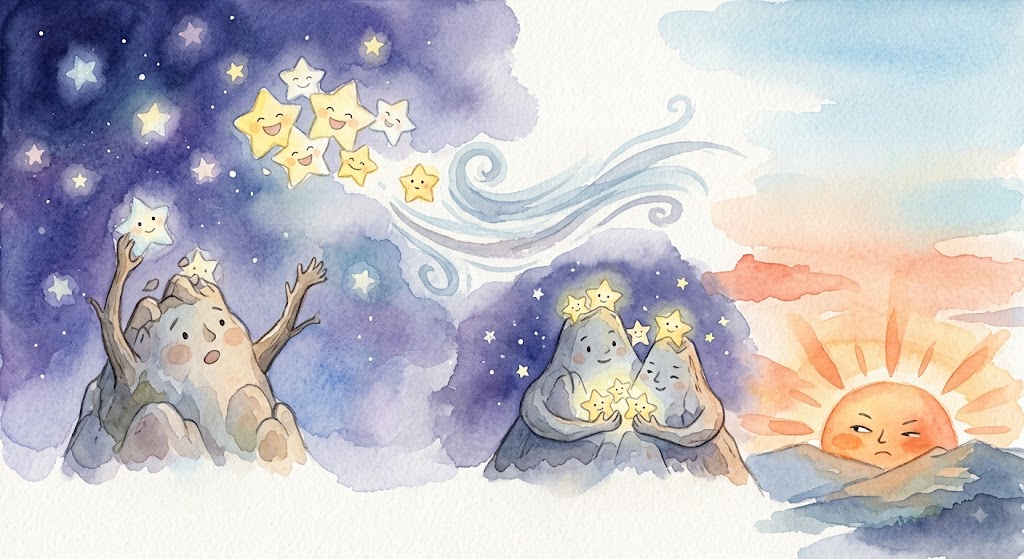 자작시 : 산과 별과 바람 차시은