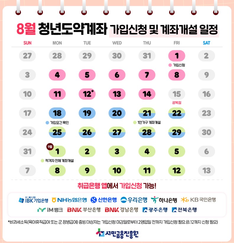 청년도약계좌 vs 청년미래적금 청년 적금 비교 총정리