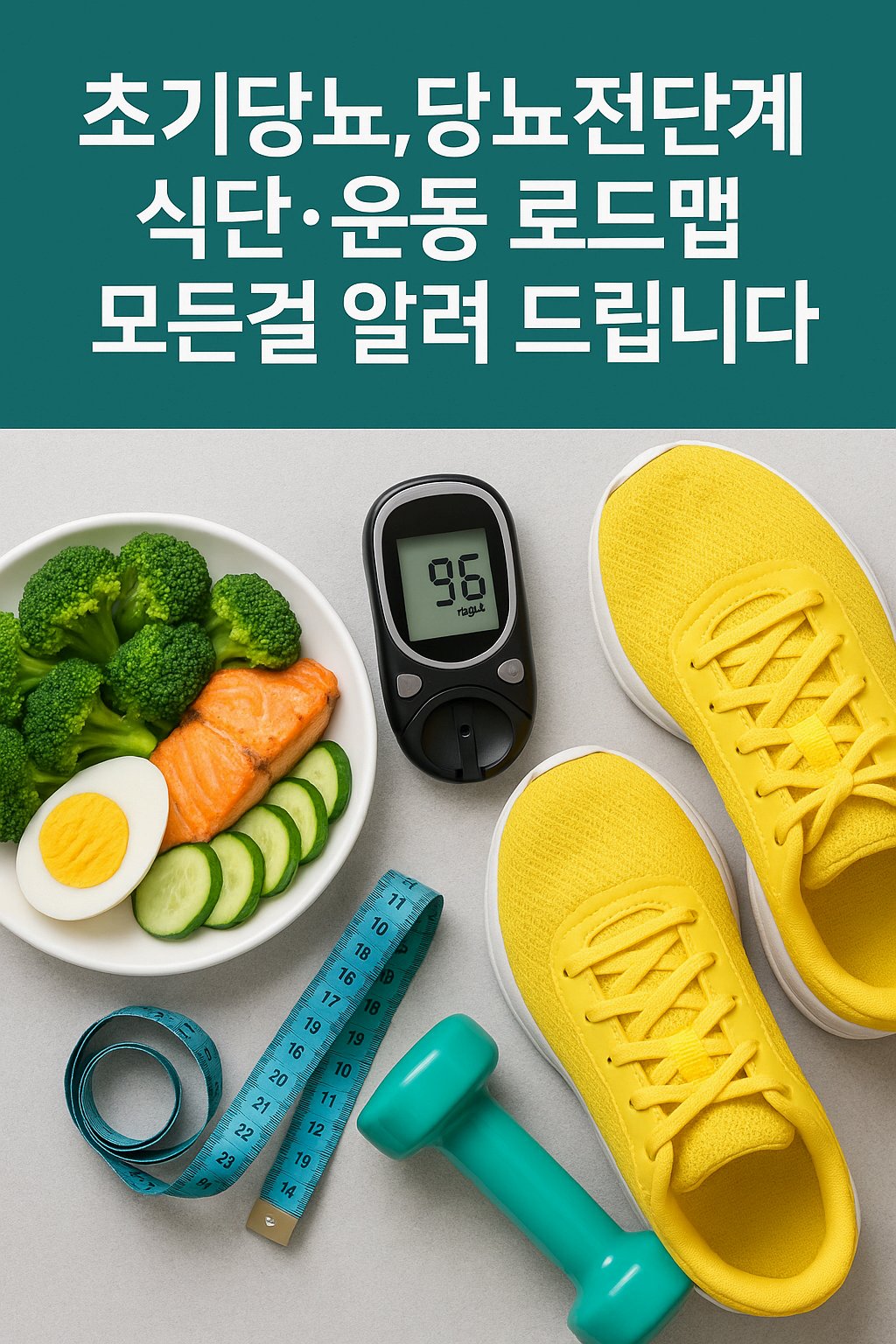 초기당뇨,당뇨전단계 식단·운동 로드맵, 모든걸 알려 드립니다.