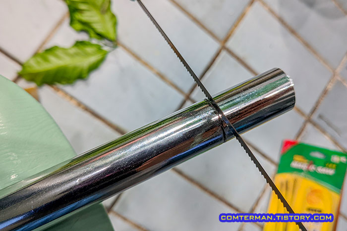 스테인레스 봉 쇠톱 절단