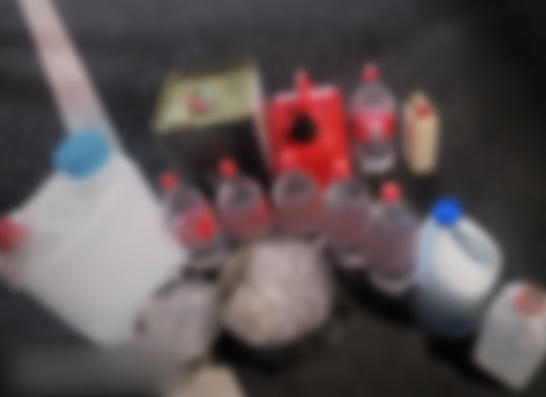 범인이 자택에 설치해둔 사제폭탄(인천경찰청)