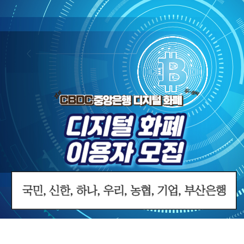 CBDC 디지털화폐 테스트(프로젝트 한강) 이용자 모집 안내