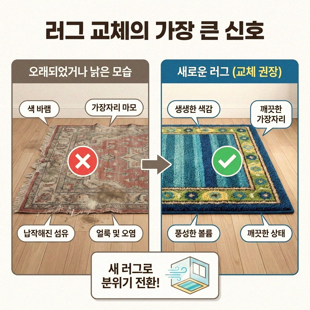 러그 교체 언제 해야 할까? 알아보는 시간