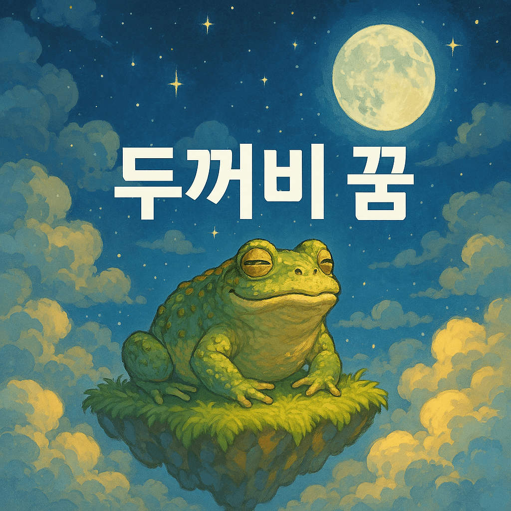 두꺼비 꿈 해몽