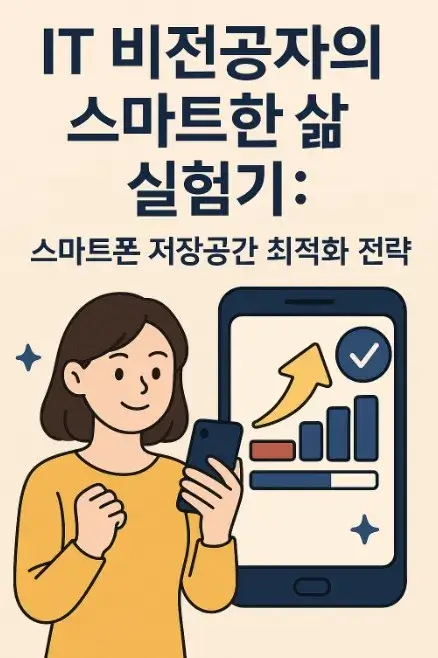 50대 IT 비전공자의 스마트한 삶 실험기: 스마트폰 저장공간 최적화 전략