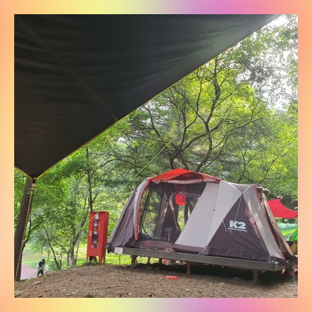 홍천강보리울캠핑장노지캠핑장차박