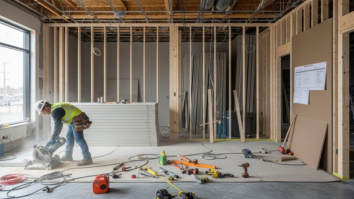 인테리어 공사 시간