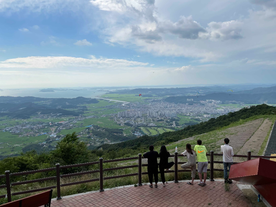 옥마산 전망대 (패러글라이딩 이륙장)