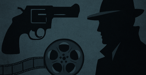 반전 스릴러 영화를 소개하는 일러스트