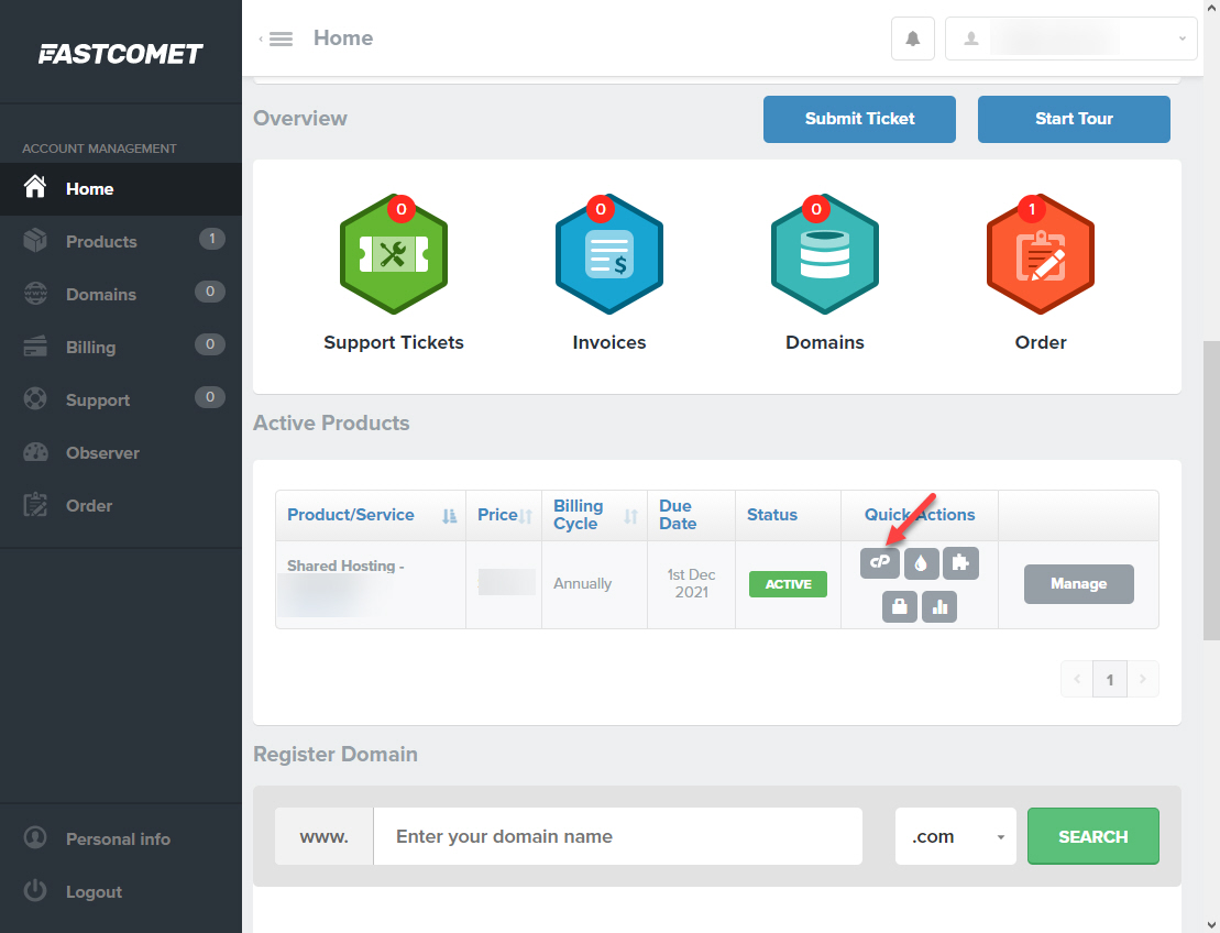 해외호스팅 FastComet에서 FTP 접속 방법