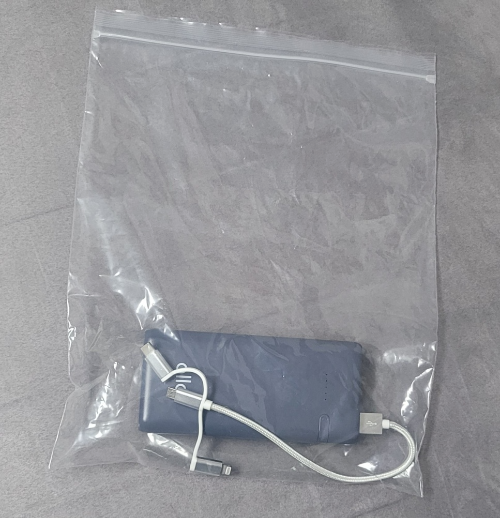 보조배터리 기내반입 비닐팩