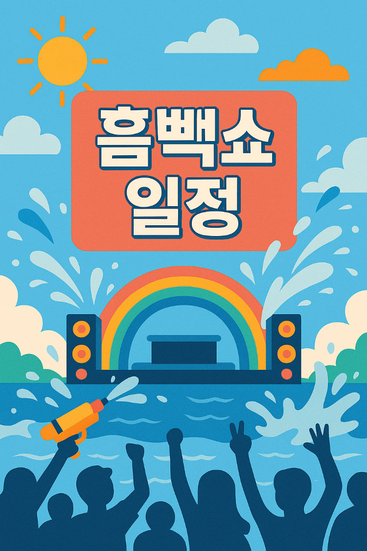 2025 싸이 흠뻑쇼 일정 총정리