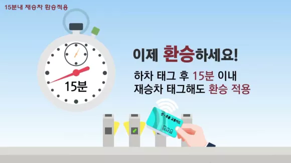 서울 지하철 내렸다 타도 무료