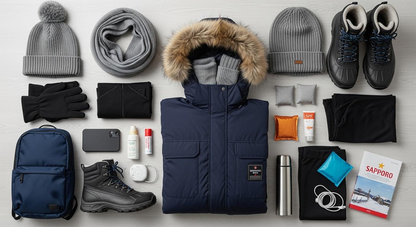 삿포로 겨울여행 준비물