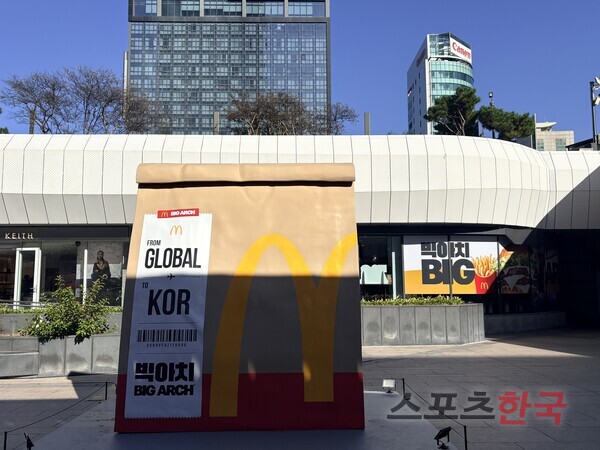 맥도날드 빅아치 버거 내부 단면