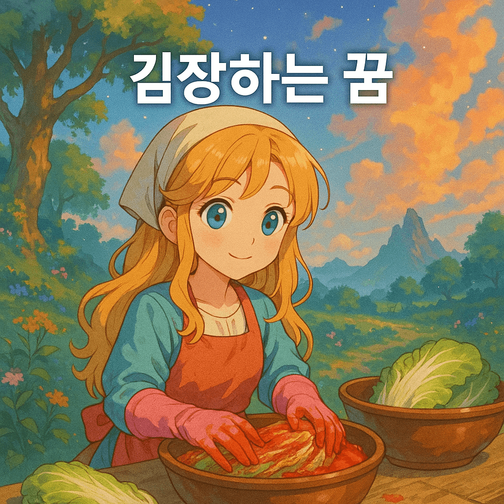 김장하는 꿈 해몽