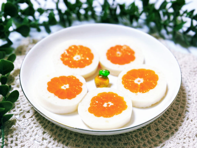 우유 귤양갱 귤푸딩