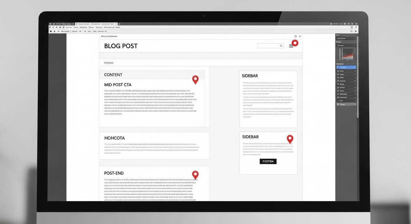 효과적인 CTA 위치 시각화