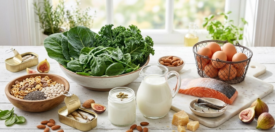 치아 건강에 좋은 칼슘, 인, 비타민D가 풍부한 음식들