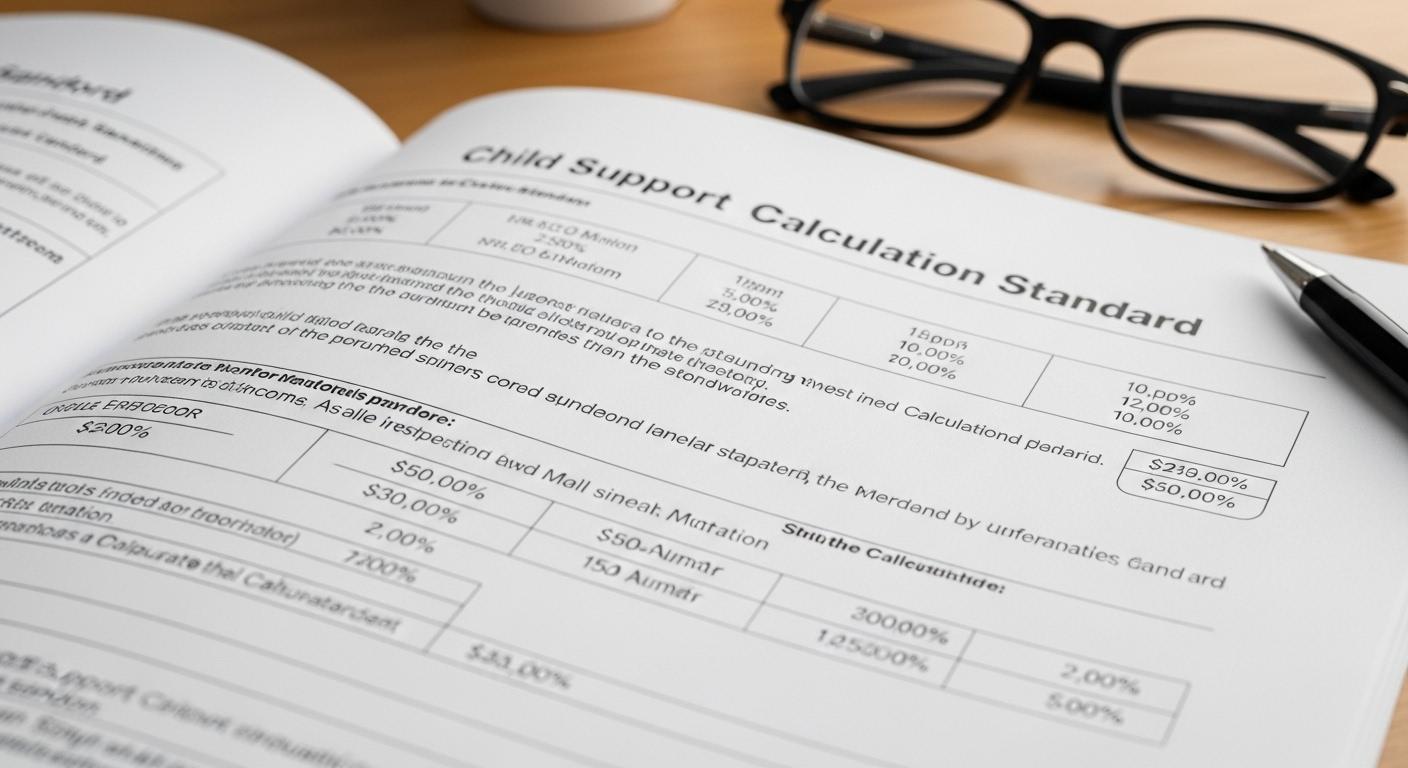 양육비산정기준표