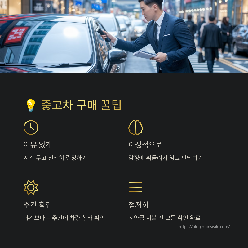 중고차 구매 +팁