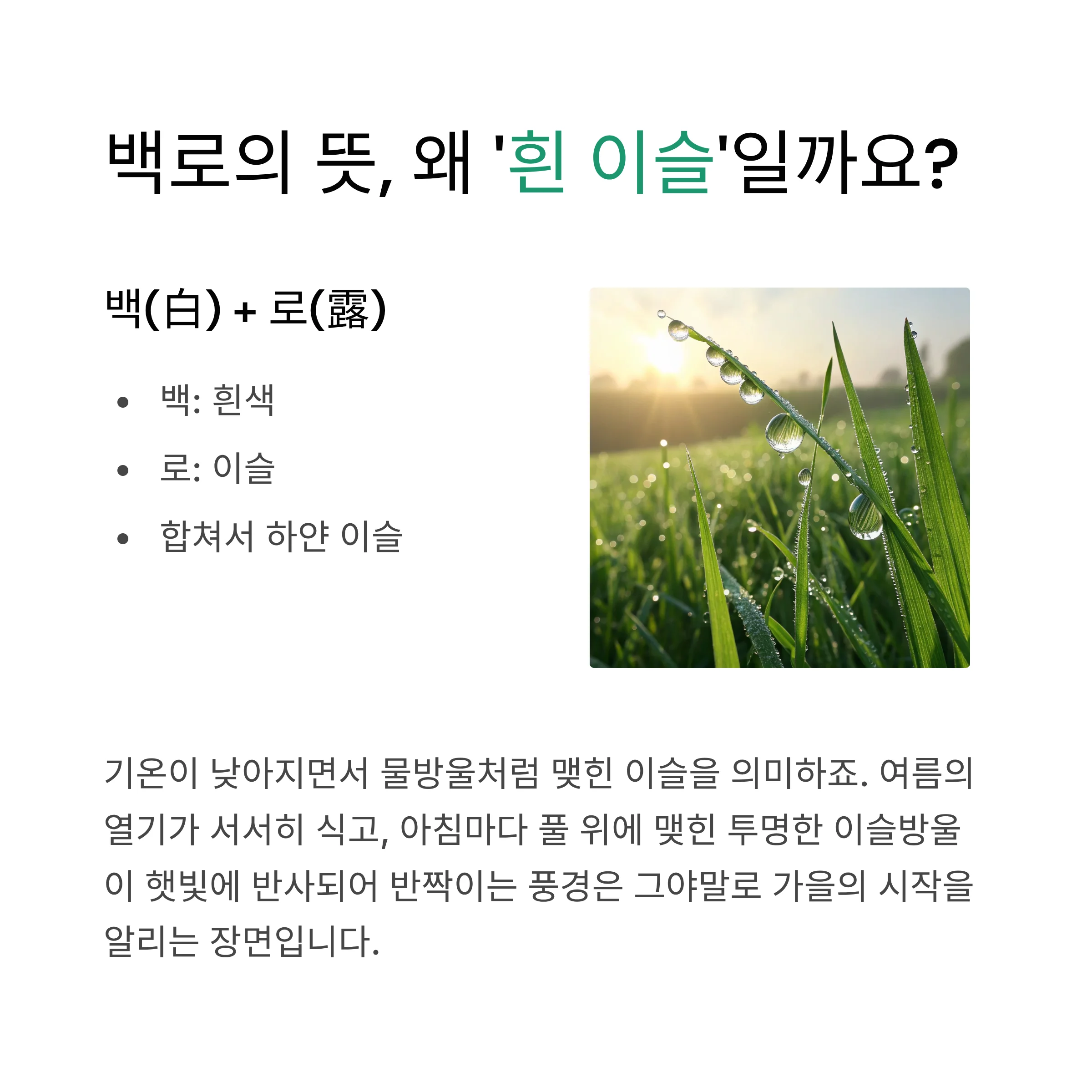 이슬