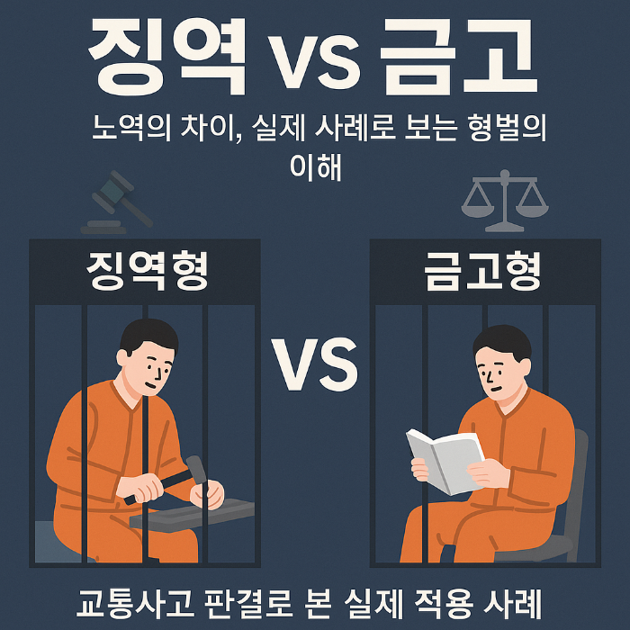 징역, 금고, 형벌, 교정제도, 자유형, 교통사고, 법원 판결, 주의의무