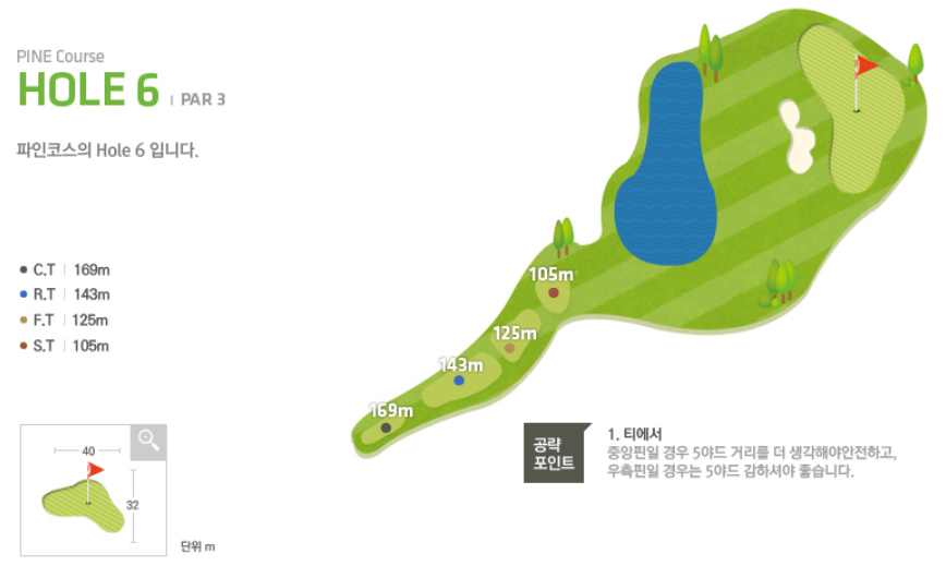 썬힐 골프클럽 파인코스 6