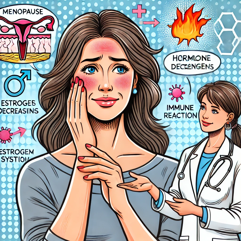 갱년기 피부 알레르기