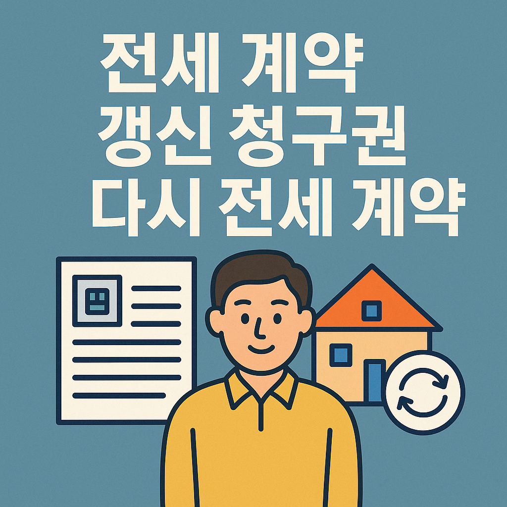 전세 계약 갱신 청구권후 다시전세 계약