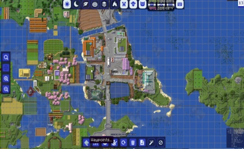 멋봉리 마을 지도