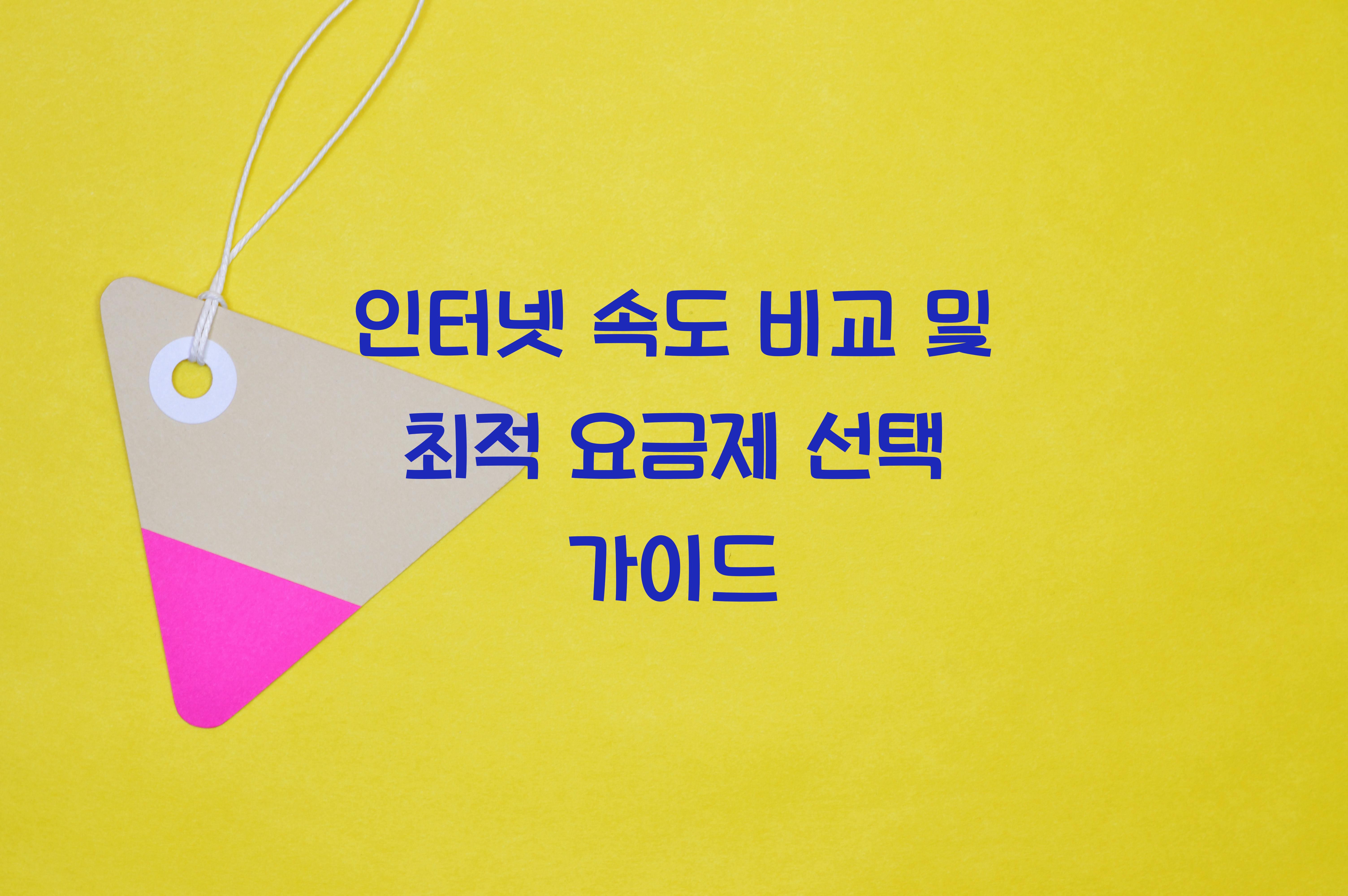 인터넷 속도 비교