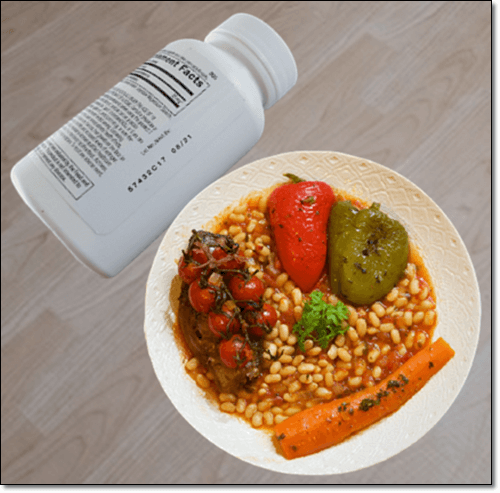 대두음식과 DHEA 영양제