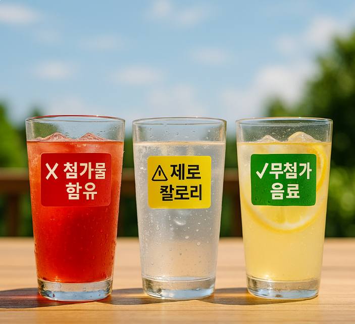 음료 성분 확인