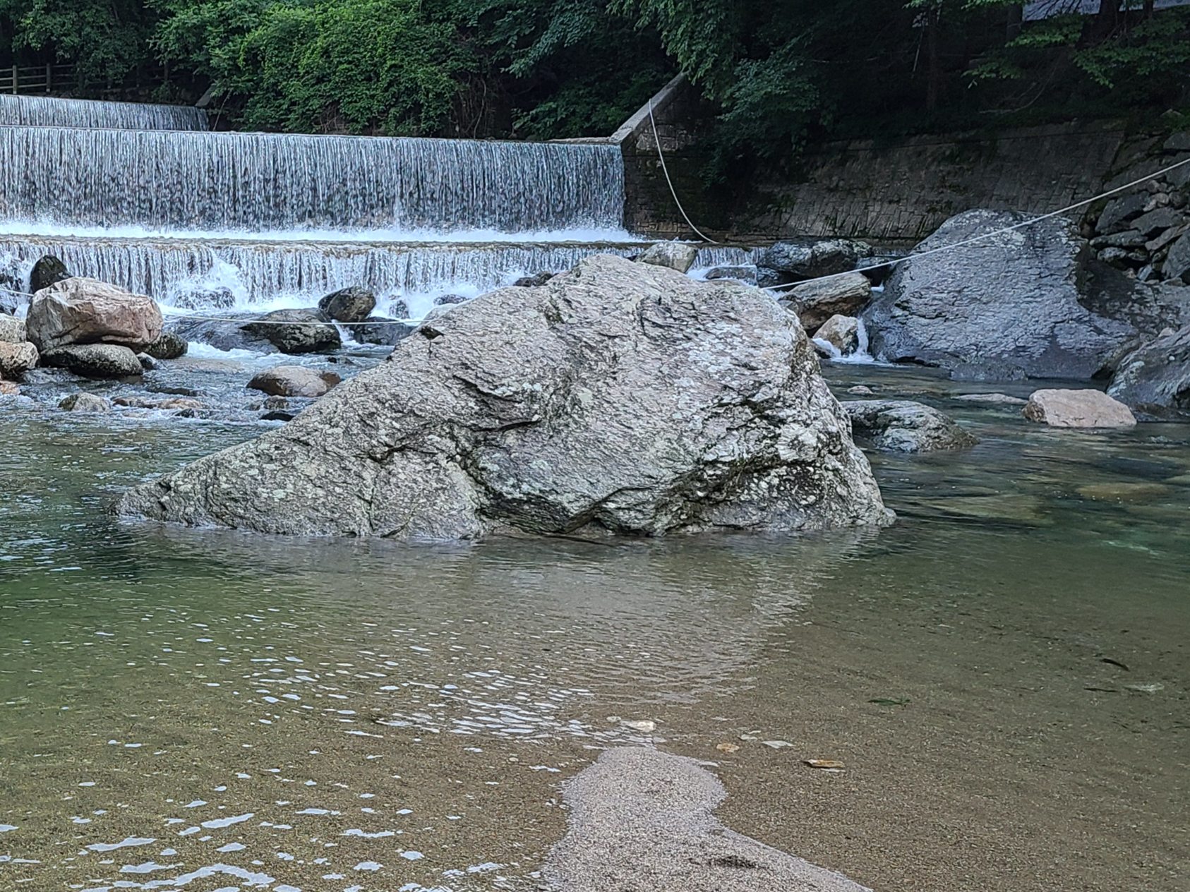 유명산자연휴양림 사방댐