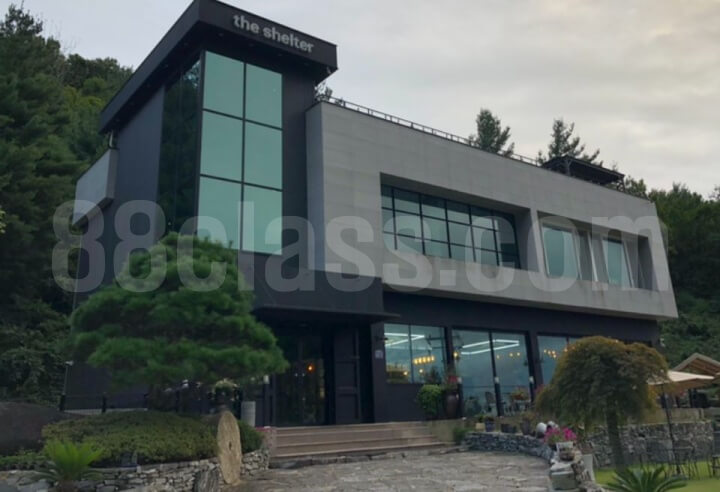 천안 성거-더쉘터-카페-전경