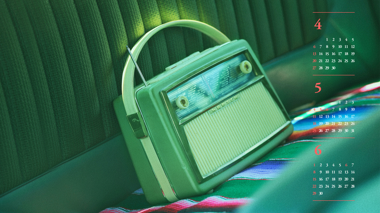 09 라디오 B - 2025년5월 노트북배경화면