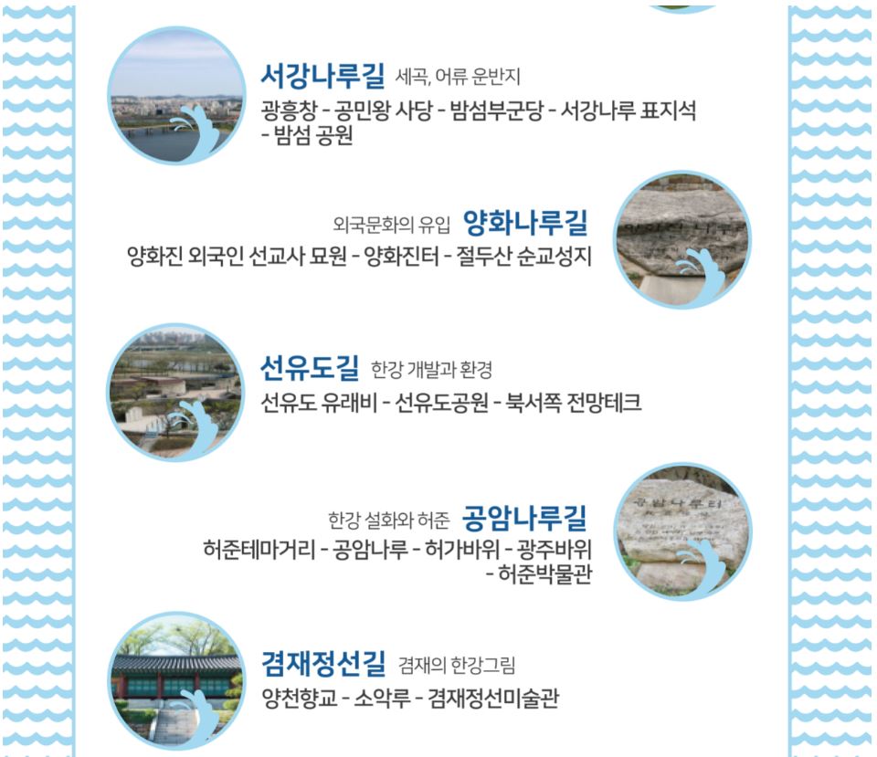 한강역사탐방 안내 이미지